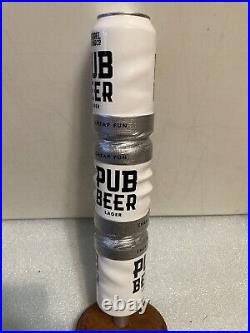 10 BARREL PUB BEER LAGER DUCT TAPE BEER CAN CANNON draft beer tap handle. OREGON