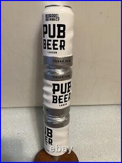10 BARREL PUB BEER LAGER DUCT TAPE BEER CAN CANNON draft beer tap handle. OREGON