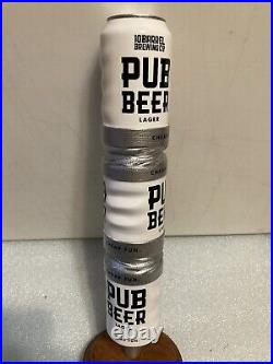 10 BARREL PUB BEER LAGER DUCT TAPE BEER CAN CANNON draft beer tap handle. OREGON