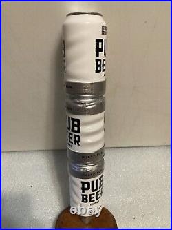 10 BARREL PUB BEER LAGER DUCT TAPE BEER CAN CANNON draft beer tap handle. OREGON