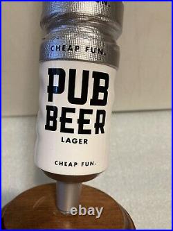 10 BARREL PUB BEER LAGER DUCT TAPE BEER CAN CANNON draft beer tap handle. OREGON