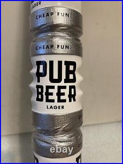 10 BARREL PUB BEER LAGER DUCT TAPE BEER CAN CANNON draft beer tap handle. OREGON