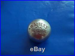 1930's Walters Beer First Ball Type Tap Knob Handle Eau Claire Wisconsin Wi