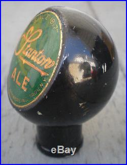 1940's Stanton Ale Ball Style Beer Tap Knob Handle Stanton Brewery Inc. Troy NY