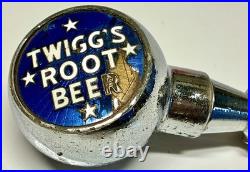 1940s Robbins Attleboro Mass. Twigg's Root Beer Tap. Lebanon, PA. Enamel. Rare
