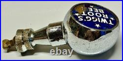 1940s Robbins Attleboro Mass. Twigg's Root Beer Tap. Lebanon, PA. Enamel. Rare