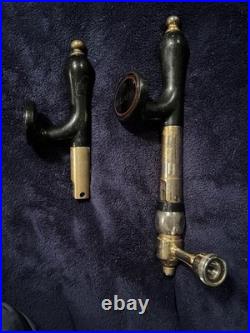 1990's Guinness Logo 13.5 Tall Brass Beer Tap Handle Complete Connector & Spout