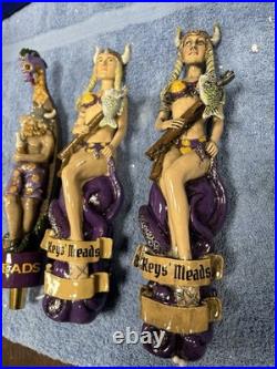 1 Keys MEAD VIKING Beer Tap Handle Collection With Dragon, NIB 1 Of 3 5 Aval