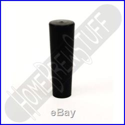 1 Tap Handle Black Plastic Knob Bar Kegerator Pub Homebrew Draft Beer Faucet