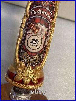 2018 BRADFORD MINT BUDWEISER 25¢ FOR 12OZ BOTTLE #2 Draft beer tap handle 2018 BRADFORD MINT BUDWEISER 25¢ FOR 12OZ BOTTLE #2 Draft beer tap handle