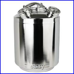 2.5 Gallon/10 L Cleaning Keg Beer Line Cleaning Kit with 2 D Coupler Keg Line US
