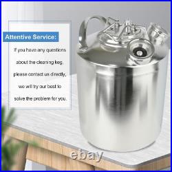2.5 Gallon/10 L Cleaning Keg Beer Line Cleaning Kit with 2 D Coupler Keg Line US