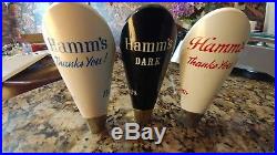 3 Hamm's Beer Knob Tap handle