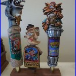 (3) Lot Rare Beer Tap Handles-Lost Coast Brewery-Downtown Brown, Great White, +