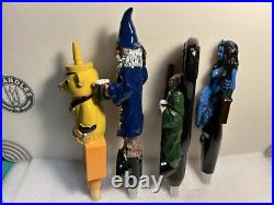 4 NEW PREMIUM BLUE POINT BREWING CRAFT draft beer tap handles. NEW YORK