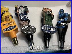 4 NEW PREMIUM BLUE POINT BREWING CRAFT draft beer tap handles. NEW YORK