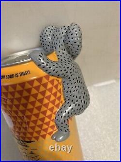 4 PINES DOWN UNDER APLE ALE KOALA ON A CAN draft beer tap handle. AUSTRALIA