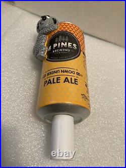 4 PINES DOWN UNDER APLE ALE KOALA ON A CAN draft beer tap handle. AUSTRALIA