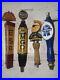 4 beer tap handles- blue ribbon Miller Shock top Red hook