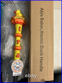 ABLE BAKER BREWIING ATOMIC DUCK beer tap handle. NEVADA