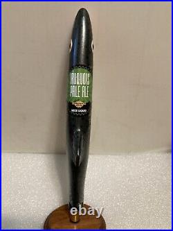 ADIRONDACK RAINBOW TROUT IROQUOIS PALE ALE draft beer tap handle. NEW YORK