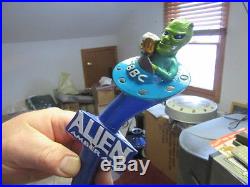 Alien Amber Ale Beer Tap Knob Handle Rare Martian In Space Ship Brewery Bar Pub