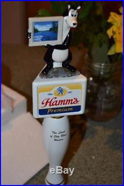 AMAZING HAMM'S BEAR FIGURAL BEER DRAFT TAP HANDLE BRAND NEW IN BOX