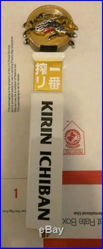 AMAZING KIRIN ICHIBAN JAPAN theme beer tap handles lot of 4 L@@K