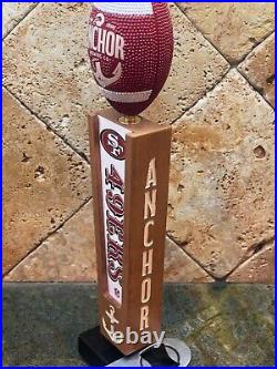 ANCHOR STEAM + 49ers SUPER BOWL Beer Tap Handle BRAND NEW CUSTOM EDITION