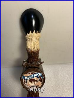 ANHEUSER BUSCH MULEKICK OATMEAL STOUT JACKASS draft beer tap handle. USA