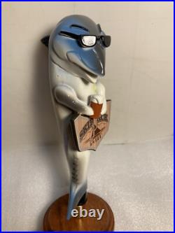 ANHEUSER BUSCH SKIPJACK AMBER BEER DRINKING FISH draft beer tap handle. FLORIDA