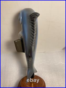 ANHEUSER BUSCH SKIPJACK AMBER BEER DRINKING FISH draft beer tap handle. FLORIDA