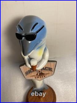 ANHEUSER BUSCH SKIPJACK AMBER BEER DRINKING FISH draft beer tap handle. FLORIDA
