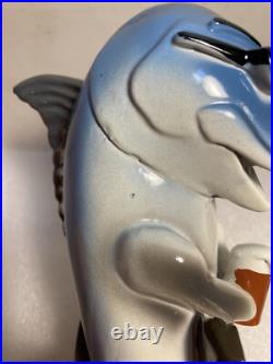 ANHEUSER BUSCH SKIPJACK AMBER BEER DRINKING FISH draft beer tap handle. FLORIDA