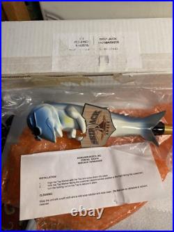 ANHEUSER BUSCH SKIPJACK AMBER BEER DRINKING FISH draft beer tap handle. FLORIDA