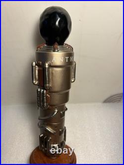 ANTHEM BREWING GOLDEN ONE ORGANIC STEAM PUNK draft beer tap handle. OKLAHOMA