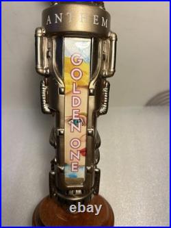 ANTHEM BREWING GOLDEN ONE ORGANIC STEAM PUNK draft beer tap handle. OKLAHOMA