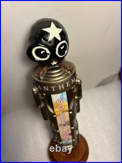 ANTHEM BREWING GOLDEN ONE ORGANIC STEAM PUNK draft beer tap handle. OKLAHOMA