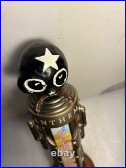 ANTHEM BREWING GOLDEN ONE ORGANIC STEAM PUNK draft beer tap handle. OKLAHOMA