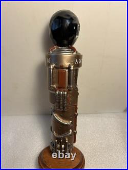 ANTHEM BREWING THE GOLDEN ONE BELGIAN ALE STEAMPUNK beer tap handle. OKLAHOMA