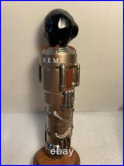 ANTHEM BREWING THE GOLDEN ONE BELGIAN ALE STEAMPUNK beer tap handle. OKLAHOMA
