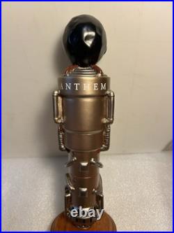 ANTHEM BREWING THE GOLDEN ONE BELGIAN ALE STEAMPUNK beer tap handle. OKLAHOMA