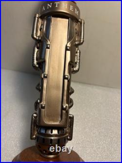 ANTHEM BREWING THE GOLDEN ONE BELGIAN ALE STEAMPUNK beer tap handle. OKLAHOMA