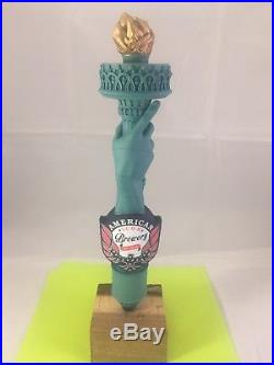 American Icon Brewery Beer Tap Handle Rare Figural Tap Handle Statue Of Liberty