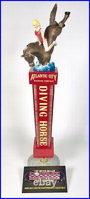 Atlantic City Brewing Company Diving Horse IPA Beer Tap Handle 12.5 Tall RARE