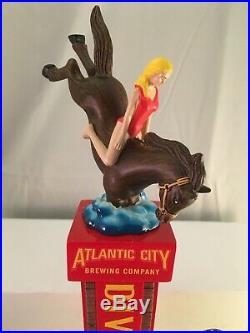 Atlantic City Brewing Diving Horse IPA Beer Tap Handle Rare Figural Tap Handle