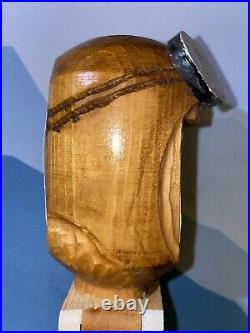 Aviator Ale Rare Beer Tap Featuring Hefe Weizen Ale Carved Wood