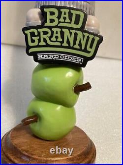 BAD GRANNY HARD CIDER BAD ASS GRANNY HERSELF draft beer tap handle. WASHINGTON BAD GRANNY HARD CIDER BAD ASS GRANNY HERSELF draft beer tap handle. WASHINGTON