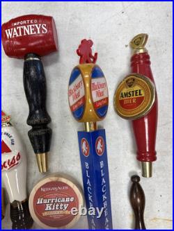 BEER TAPS! Huge Lot Of 24 Tap Handles Assorted Brands Wow! Vintage