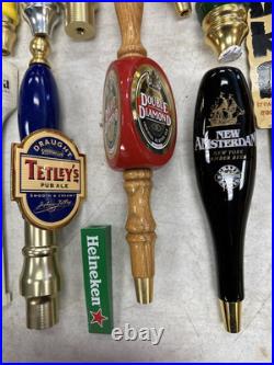 BEER TAPS! Huge Lot Of 24 Tap Handles Assorted Brands Wow! Vintage
